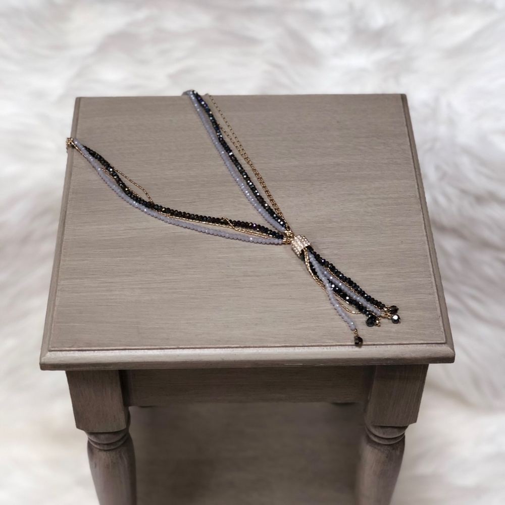 Beaded Tassle Necklace